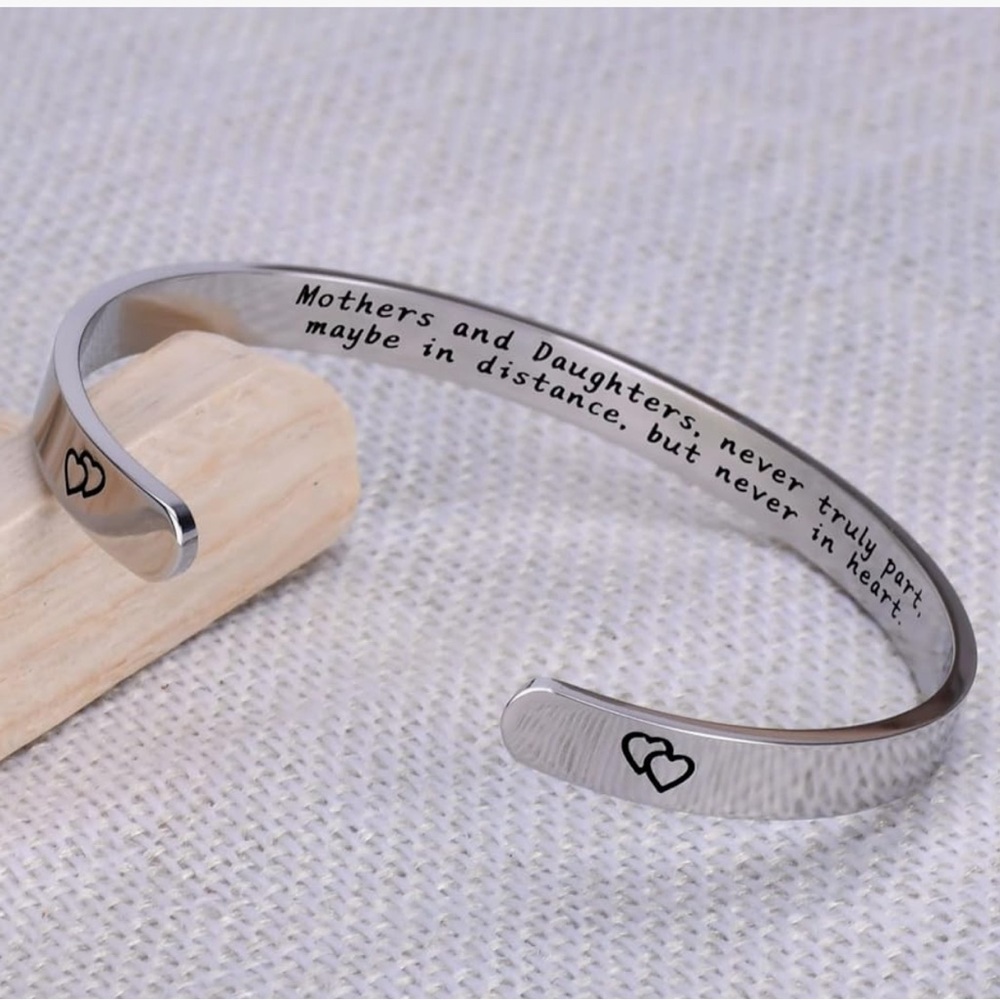 🎁GIFT FOR HER ❤️mother daughter engraved bracket